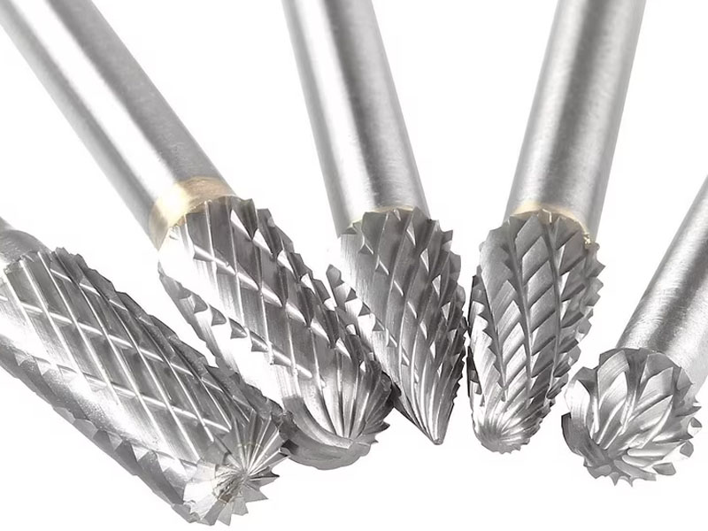 Cylinder Shape Carbide Burr with End Cut