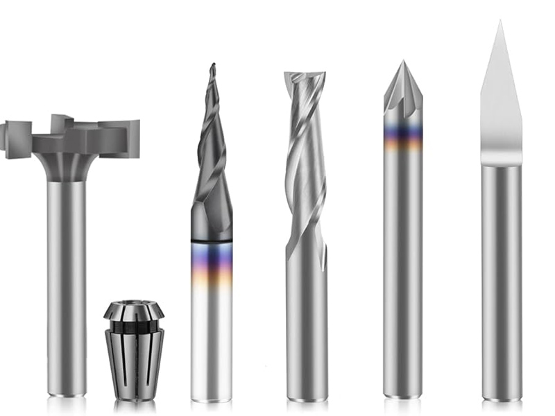 Solid Carbide Router Bit for Hardwood Applications