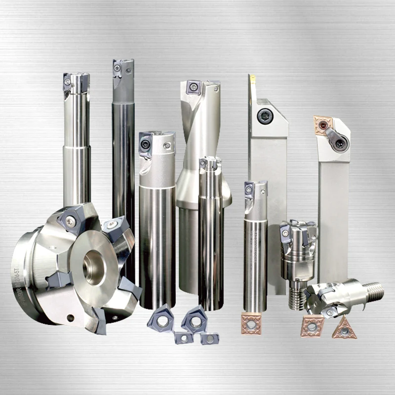 Milling, turning and boring toolholders with replaceable cutting inserts