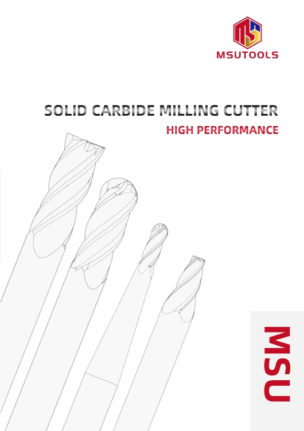 MSU solid carbide end mills product catalog cover